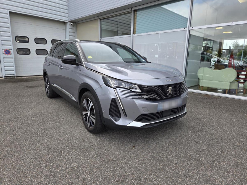 Peugeot 5008 (2) BlueHDi 130 S&S EAT8 GT Diesel Gris clair Occasion à vendre