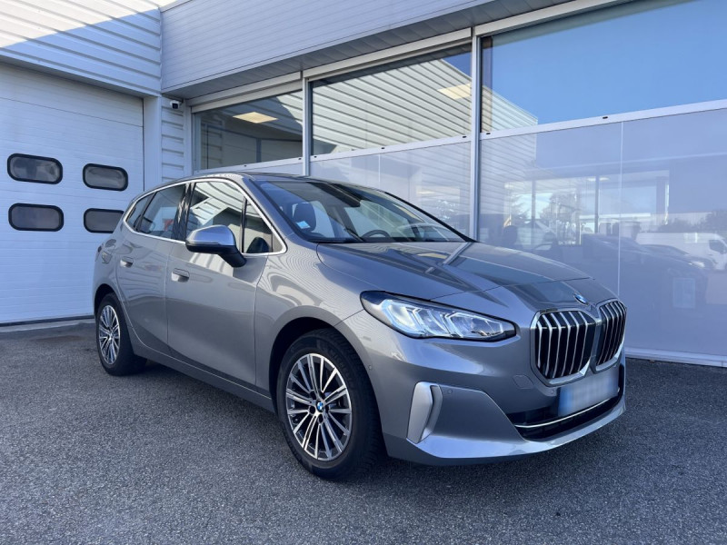 Bmw Série 2 Active Tourer (2) 218d 150ch Luxury DKG7 Diesel Gris foncé Occasion à vendre