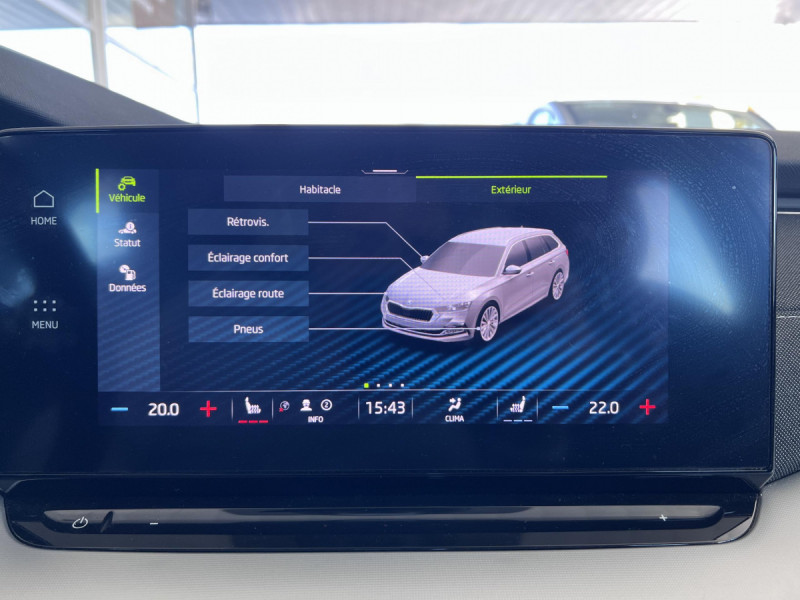 Photo 11 de l'offre de Skoda Octavia Combi (4) 2.0 TDI 150 DSG7 Style à 22490€ chez Carlyss automobiles Vitré