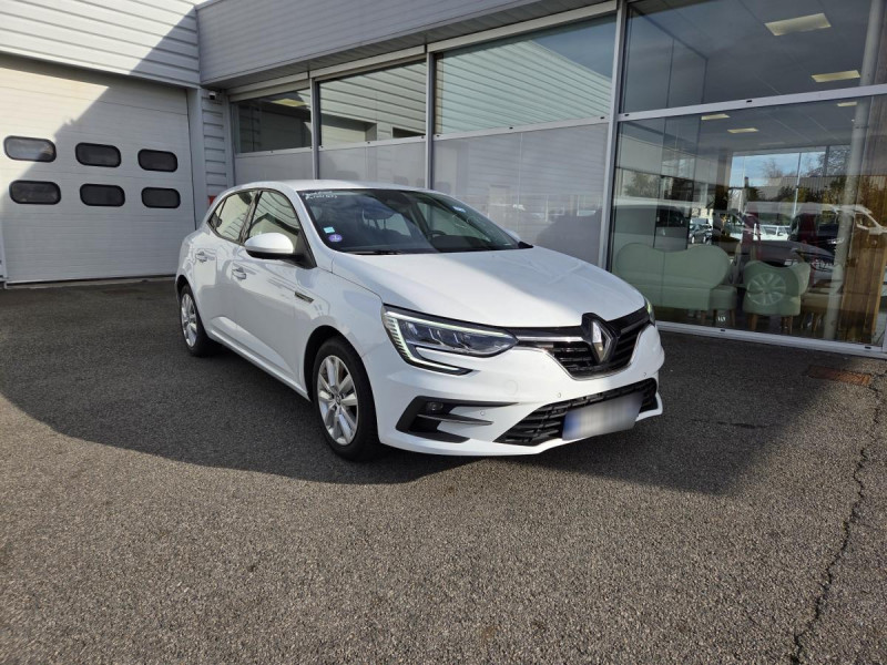 Renault Mégane Berline (4) Business TCe 115 FAP -21N Essence Blanc Occasion à vendre
