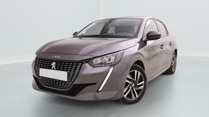 Peugeot 208 1.2 T 100 Allure Essence Gris clair Occasion à vendre