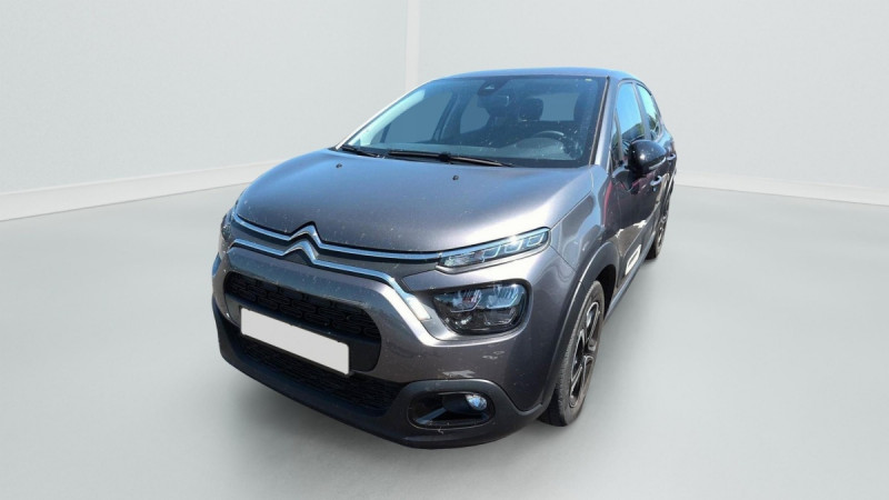 Citroen C3 PureTech 83 ch BVM5 Plus Essence Gris foncé Occasion à vendre