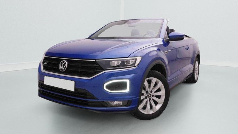 Volkswagen T-roc 1.5 TSi 150 ACT DSG Cabrio R-Line Essence Bleu Occasion à vendre