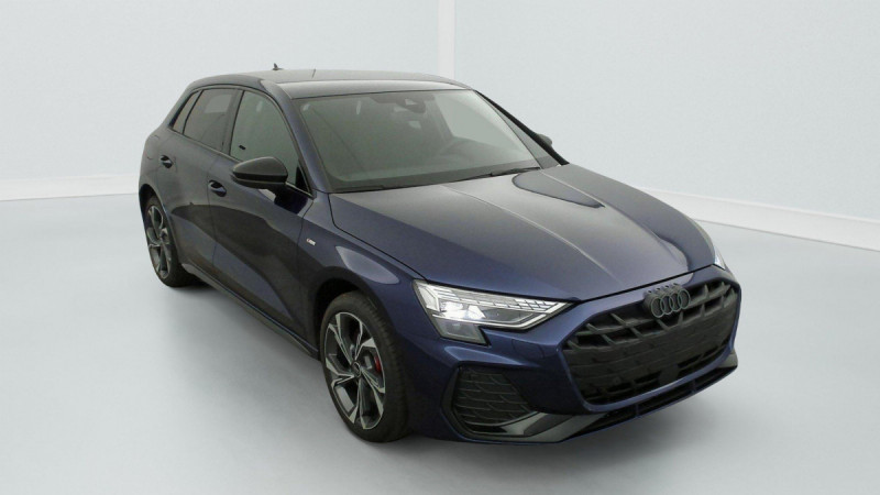 Audi A3 SPORTBACK NOUVELLE 45 TFSI E HYBRIDE RECHARGEABLE 272 S TRONIC 6 S LINE Hybride Bleu Occasion à vendre