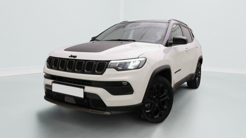 Jeep Compass 1.3 T4 240 PHEV 4Xe AWD DCT Upland Hybride Blanc Occasion à vendre