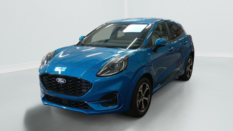 Ford PUMA Puma 1.0 EcoBoost 125 ch mHEV S&S Powershift ST-Line Hybride Bleu Occasion à vendre