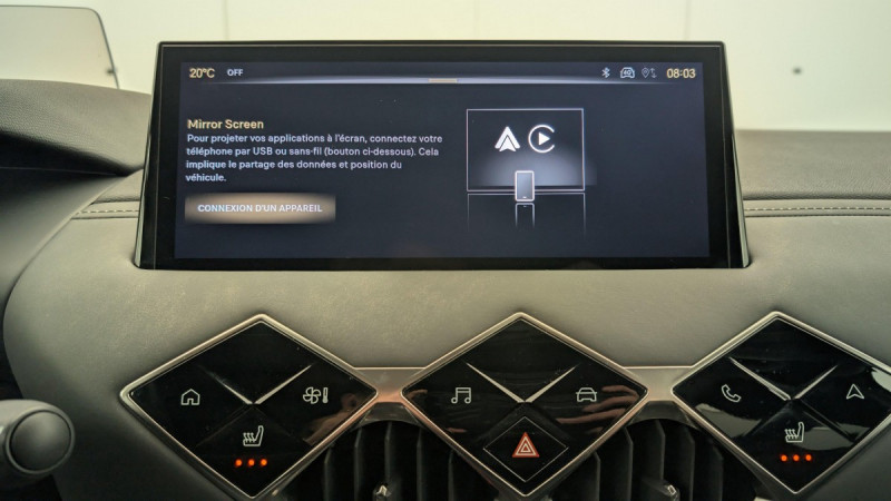 Photo 19 de l'offre de DS DS3 PureTech 130 EAT8 Opera à 22598€ chez Carlyss automobiles Vitré