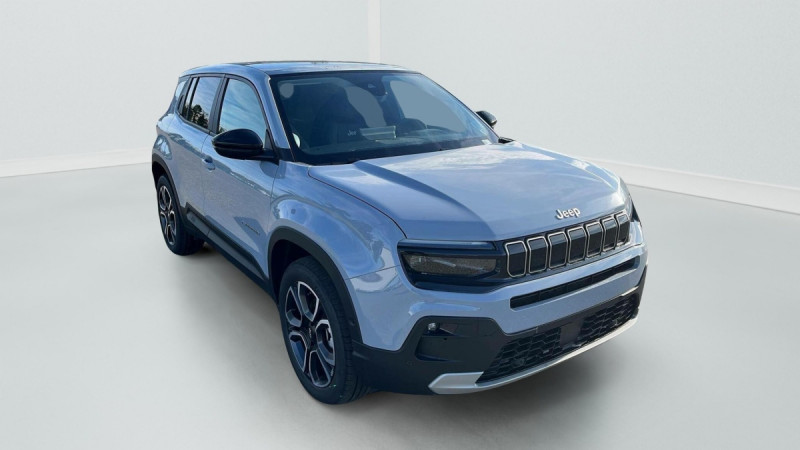 Jeep Avenger 1.2 Turbo T3 110 ch e-Hybrid BVR6 Summit Hybride Gris foncé Occasion à vendre