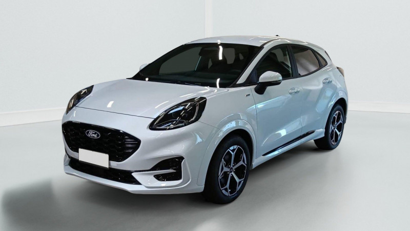 Ford PUMA Puma 1.0 EcoBoost 125 ch mHEV S&S Powershift ST-Line Hybride Blanc Occasion à vendre