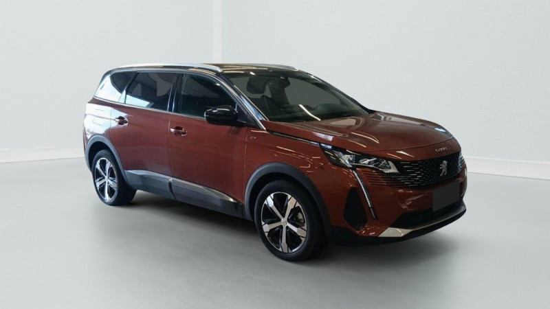 Peugeot 5008 BlueHDi 130ch S&S EAT8 GT Diesel Gris foncé Occasion à vendre