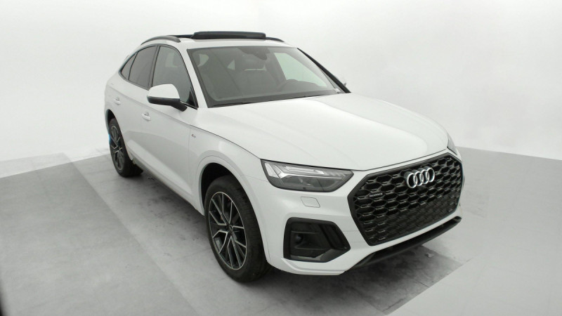 Audi Q5 Sportback 50 TFSIe 299 S tronic 7 Quattro S line Hybride Blanc Occasion à vendre