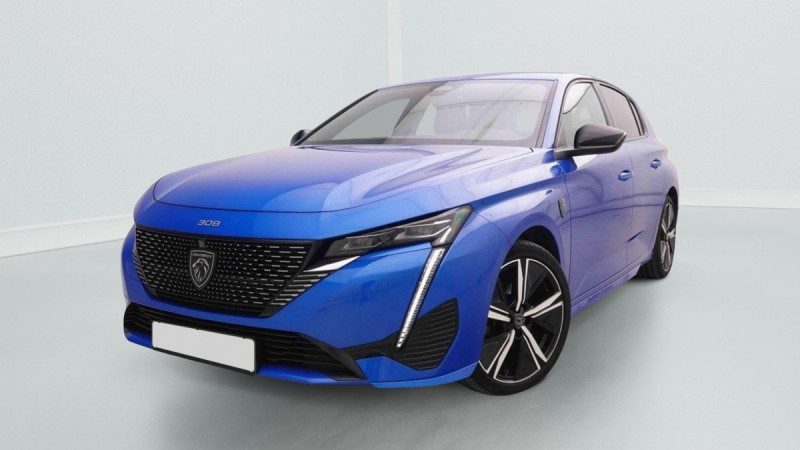 Peugeot 308 1.2T 130 EAT8 GT-Line Essence Bleu Occasion à vendre