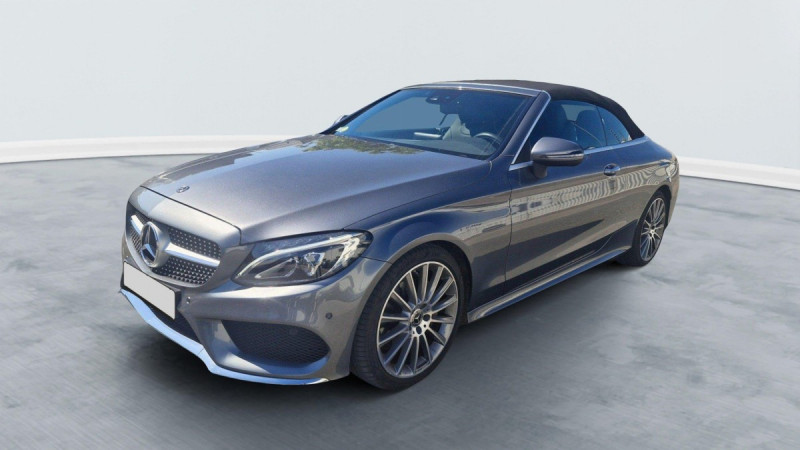 Mercedes-Benz Classe C Cabriolet 220 d 9G-Tronic Sportline Diesel Gris clair Occasion à vendre