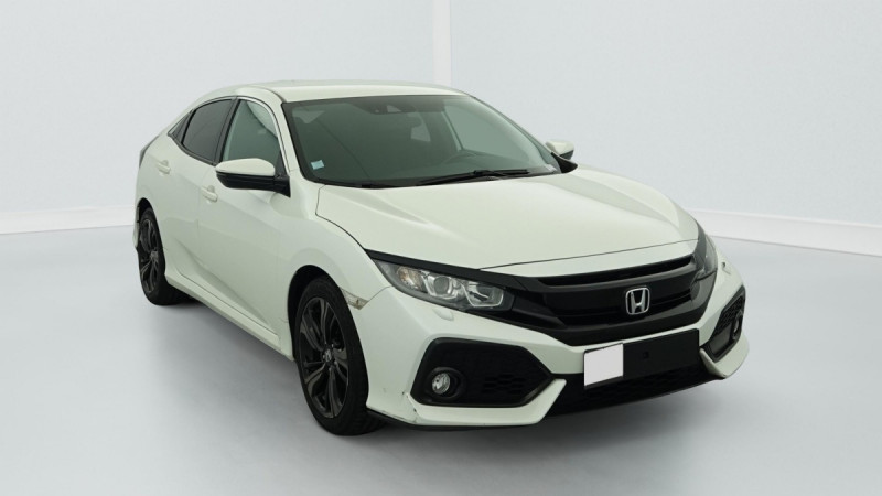 Honda Civic 2018 CIVIC 1.0 I-VTEC 126 ELEGANCE Essence Blanc Occasion à vendre