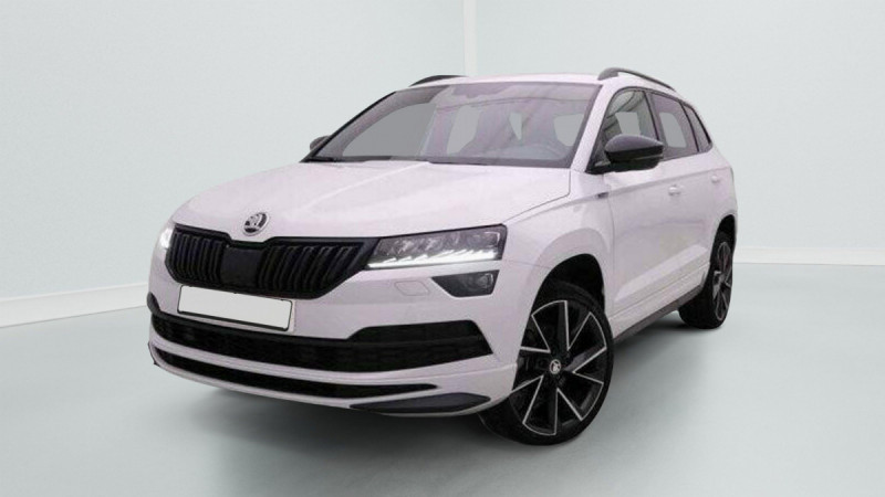 Skoda Karoq 1.5 TSi 150 ACT Sportline Essence Blanc Occasion à vendre