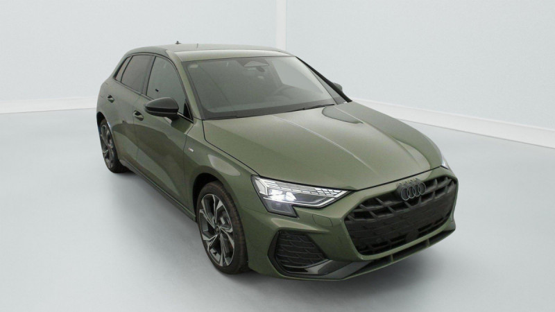 Audi A3 SPORTBACK NOUVELLE 45 TFSI E HYBRIDE RECHARGEABLE 272 S TRONIC 6 S LINE Hybride Vert Occasion à vendre