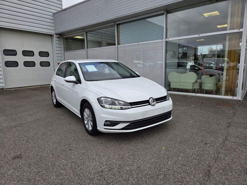 Volkswagen Golf (7) 1.6 TDI 115 BVM5 Trendline Diesel Blanc Occasion à vendre