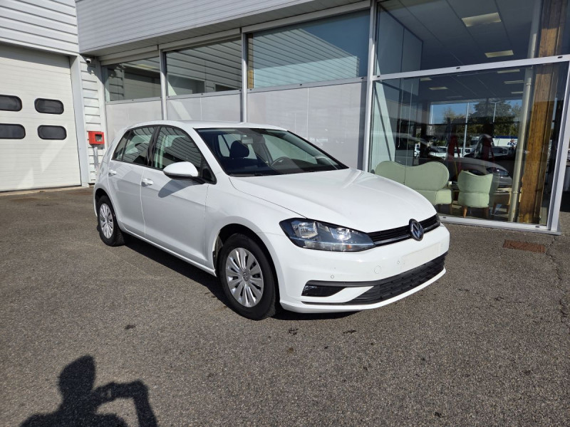 Volkswagen Golf (7) 1.6 TDI 115 BVM5 Trendline Diesel Blanc Occasion à vendre