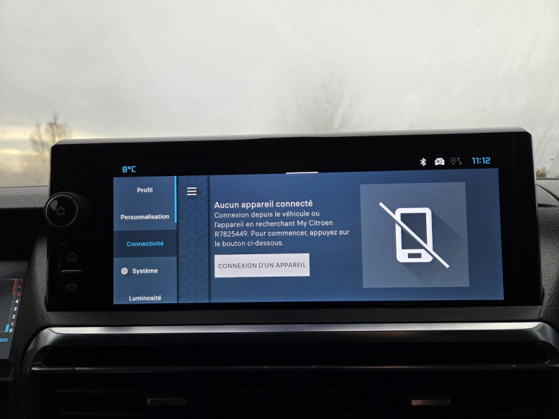 Photo 10 de l'offre de Citroën Jumpy (3) 22075 euros HT Taille M BHDi 145 EAT8 PACK PREM CONNECT à 26490€ chez Carlyss automobiles Vitré