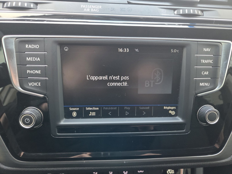 Photo 14 de l'offre de Volkswagen Touran (3) 1.6 TDI 115 DSG7 Confortline Bu BMT 7 pl à 14790€ chez Carlyss automobiles Vitré