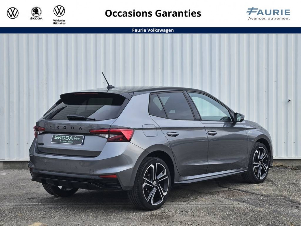 Acheter Skoda Fabia Fabia 1.5 TSI 150 ch DSG7 Monte-Carlo 5p occasion dans les concessions du Groupe Faurie