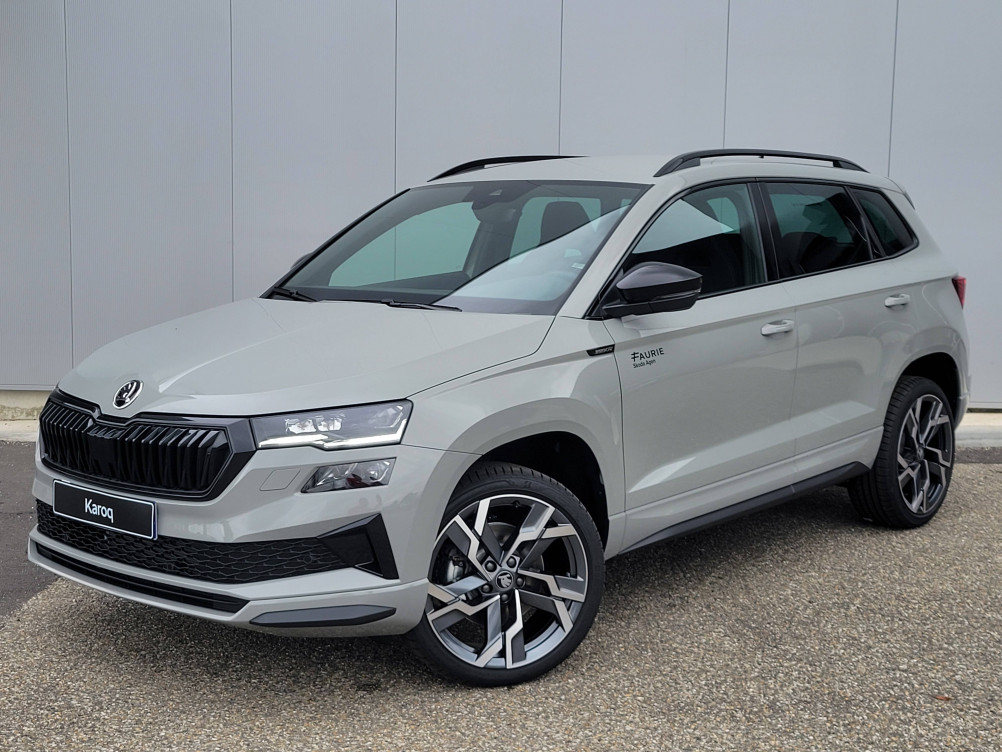 Acheter Skoda Karoq Karoq 1.5 TSI Evo 2 150 ch ACT DSG7 Sportline 5p neuf dans les concessions du Groupe Faurie