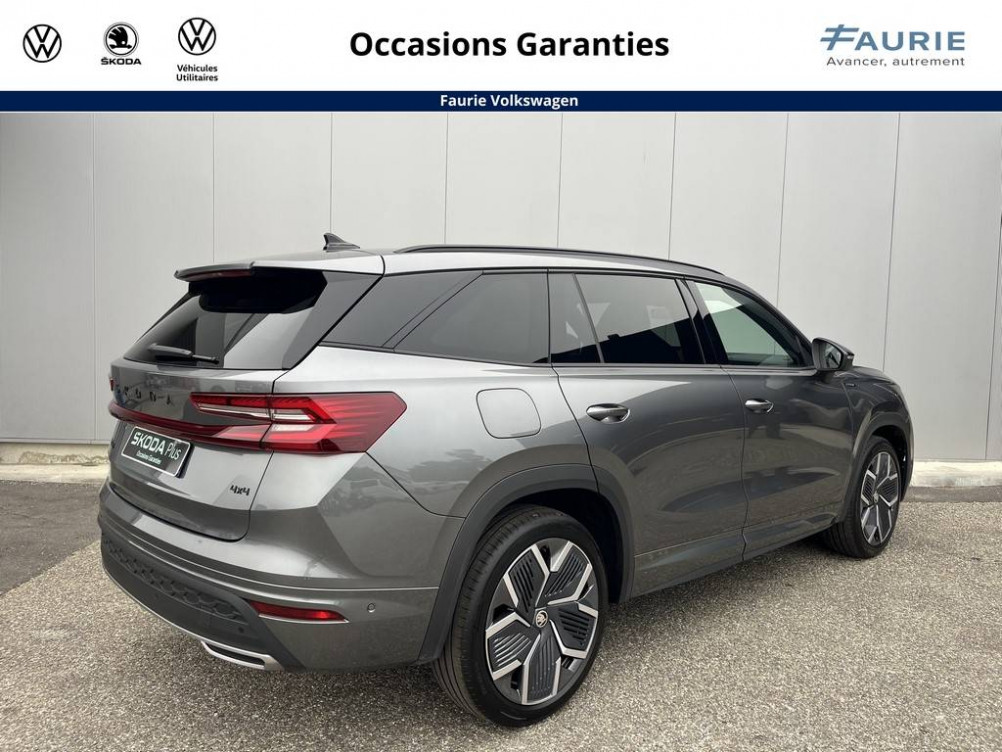 Acheter Skoda Kodiaq Kodiaq 2.0 TDI 193 ch SCR DSG7 4x4 7pl Sportline 5p occasion dans les concessions du Groupe Faurie