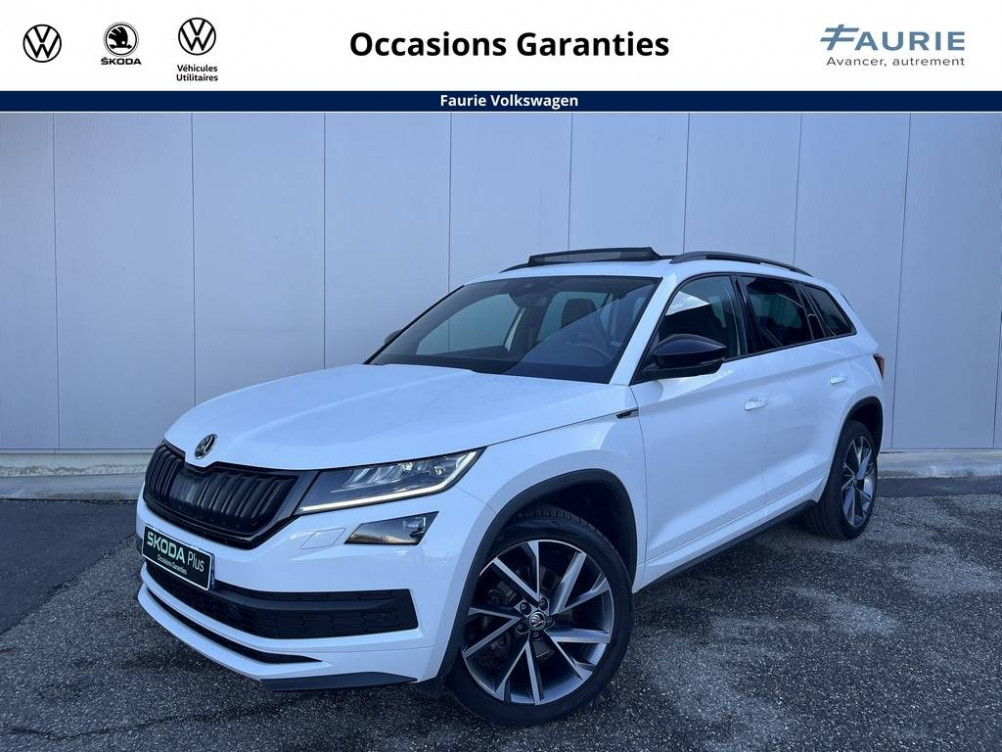 Acheter Skoda Kodiaq Kodiaq 1.5 TSI 150 ACT DSG7 7pl Sportline 5p occasion dans les concessions du Groupe Faurie