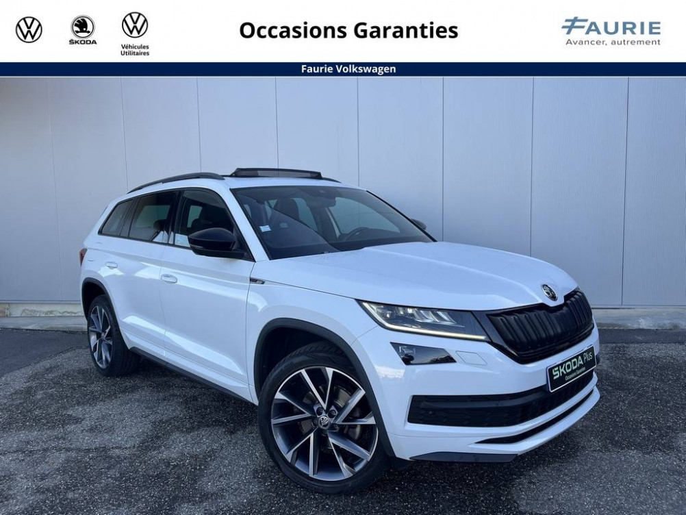 Acheter Skoda Kodiaq Kodiaq 1.5 TSI 150 ACT DSG7 7pl Sportline 5p occasion dans les concessions du Groupe Faurie