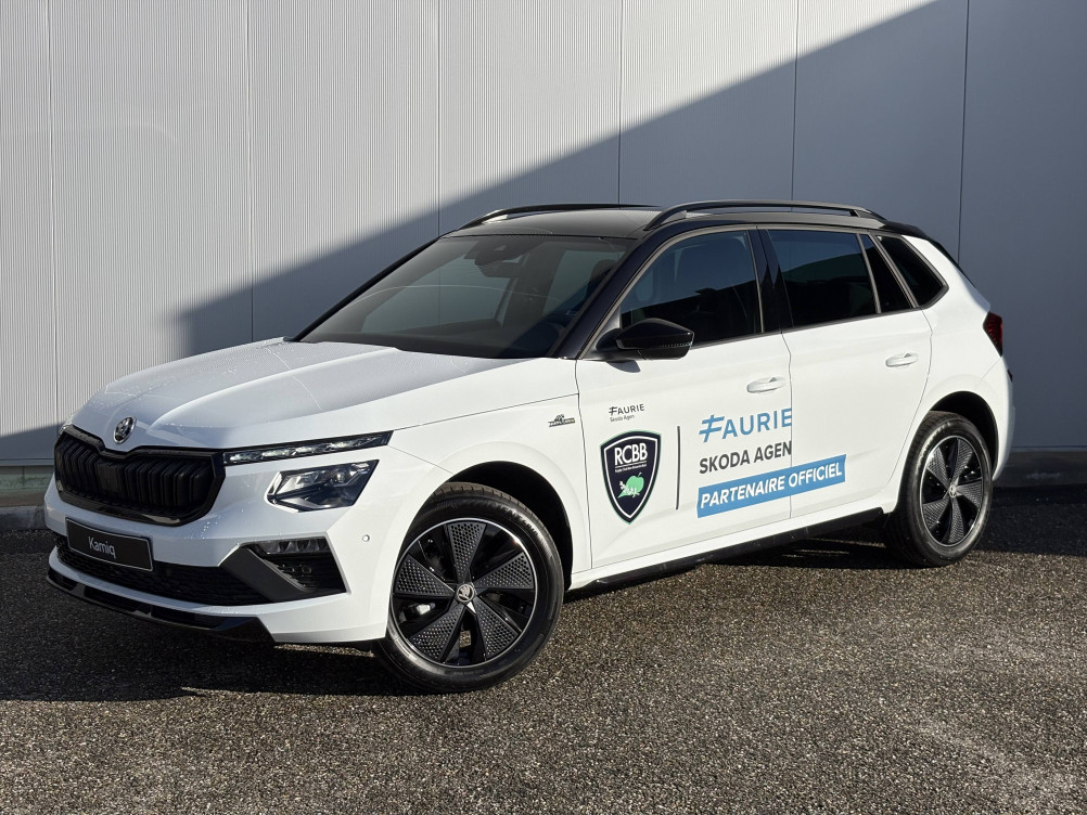 Acheter Skoda Kamiq Kamiq 1.5 TSI Evo 2 150 ch DSG7 ACT Monte Carlo 5p neuf dans les concessions du Groupe Faurie