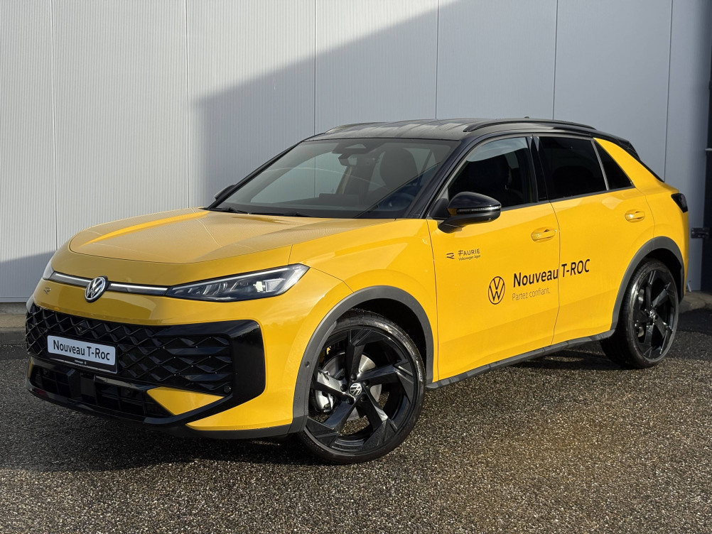 Acheter Volkswagen T-Roc T-Roc 1.5 eTSI EVO2 Hybrid 150 ch DSG7 R-Line 5p neuf dans les concessions du Groupe Faurie