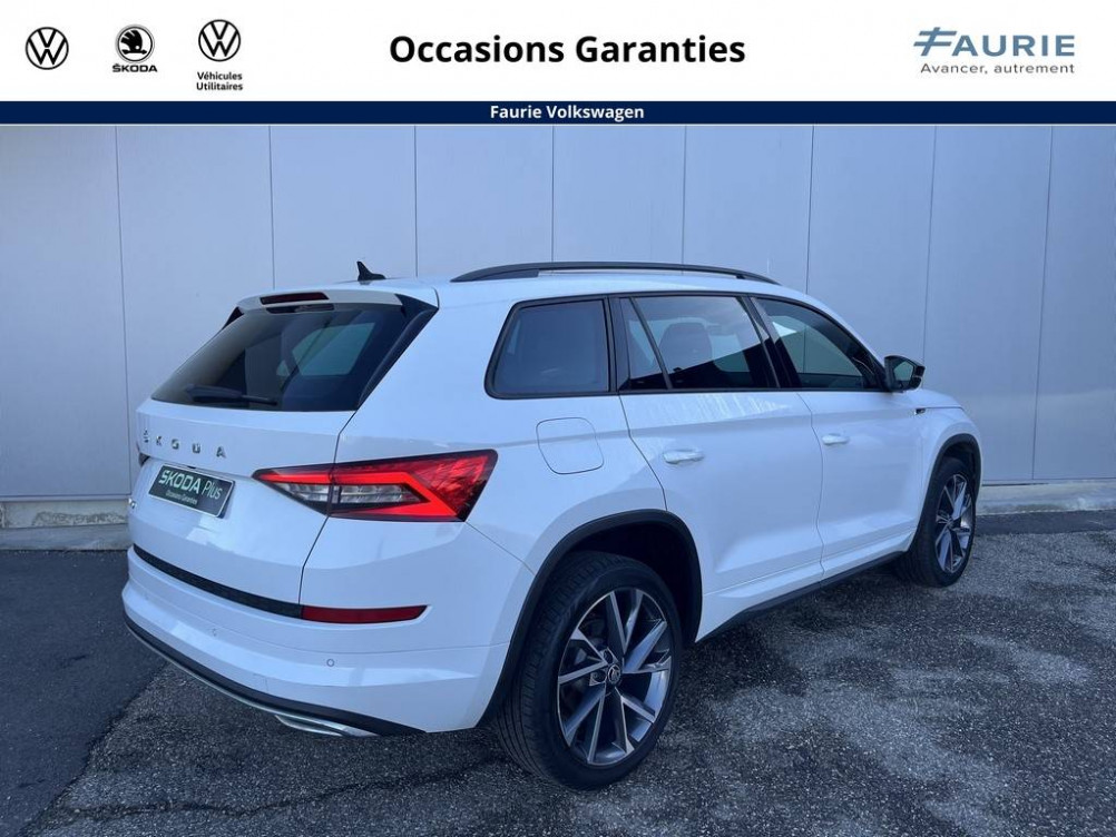 Acheter Skoda Kodiaq Kodiaq 1.5 TSI 150 ACT DSG7 7pl Sportline 5p occasion dans les concessions du Groupe Faurie