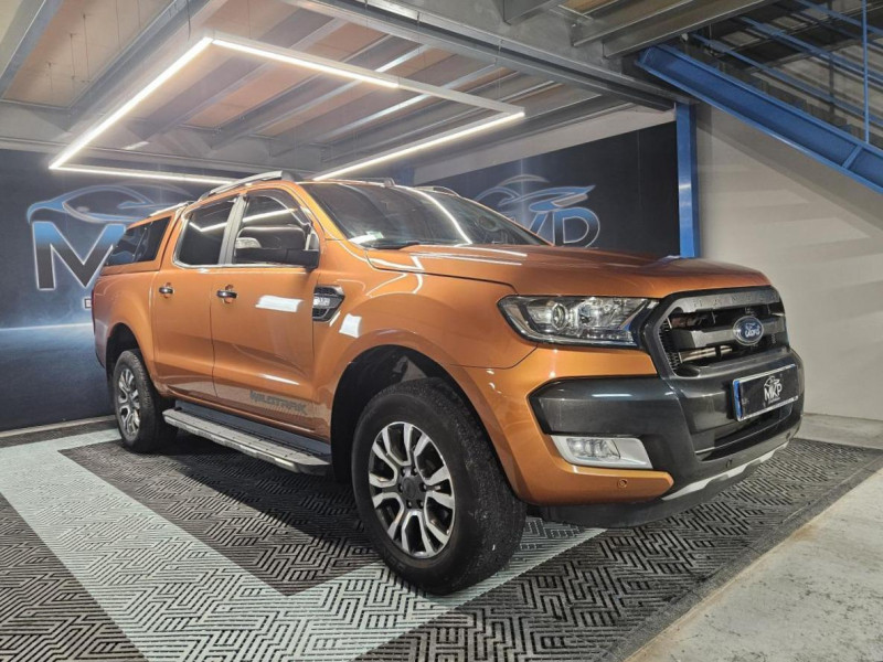 Photo 7 de l'offre de FORD RANGER DOUBLE CABINE 3.2 TDCi 200 4X4 WILDTRAK BVA à 31990€ chez MKP Distribution