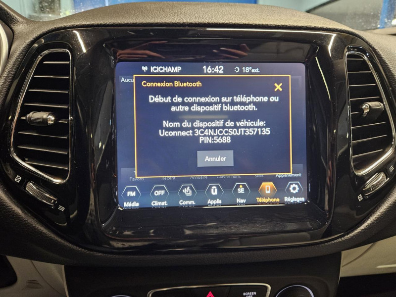 Photo 27 de l'offre de JEEP COMPASS 1.6 MultiJet II 120 BVM6 Limited à 18990€ chez MKP Distribution