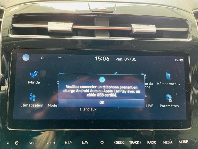 Photo 9 de l'offre de HYUNDAI TUCSON 1.6 T-GDI 230 Hybrid Executive BVA6 à 22990€ chez Occasions Champenoises