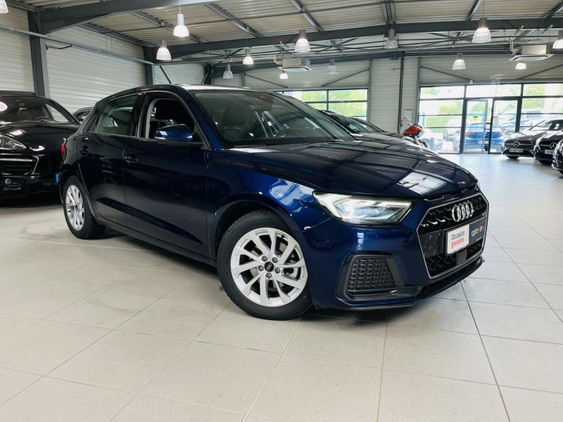 Audi A1 SPORTBACK 30 TFSI 116 ch Advanced LOA / 308e/mois ESSENCE Navarra Blue Metallic Occasion à vendre