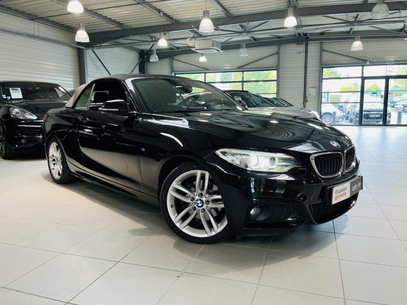 Photo 2 de l'offre de BMW SERIE 2 CABRIOLET Cabriolet 220d 190 ch F23 M Sport BVA 8 à 21990€ chez Occasions Champenoises