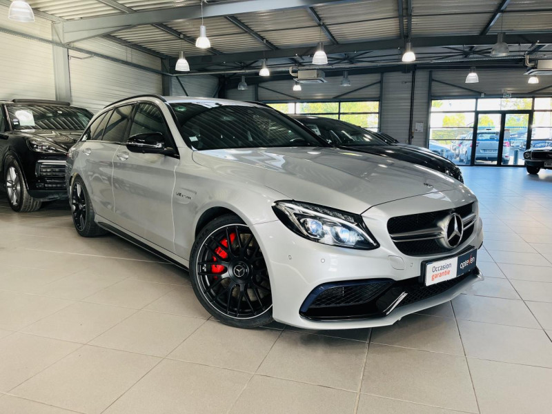 Mercedes-Benz Classe C Break 4.0 63 S 510 AMG Speedshift ESSENCE IRIDIUM-SILVER, METALLIC PAINT Occasion à vendre