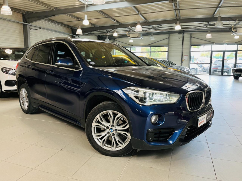 Bmw X1 sDrive 18i 140 ch F48 xLine ESSENCE Bleu métallisé Occasion à vendre