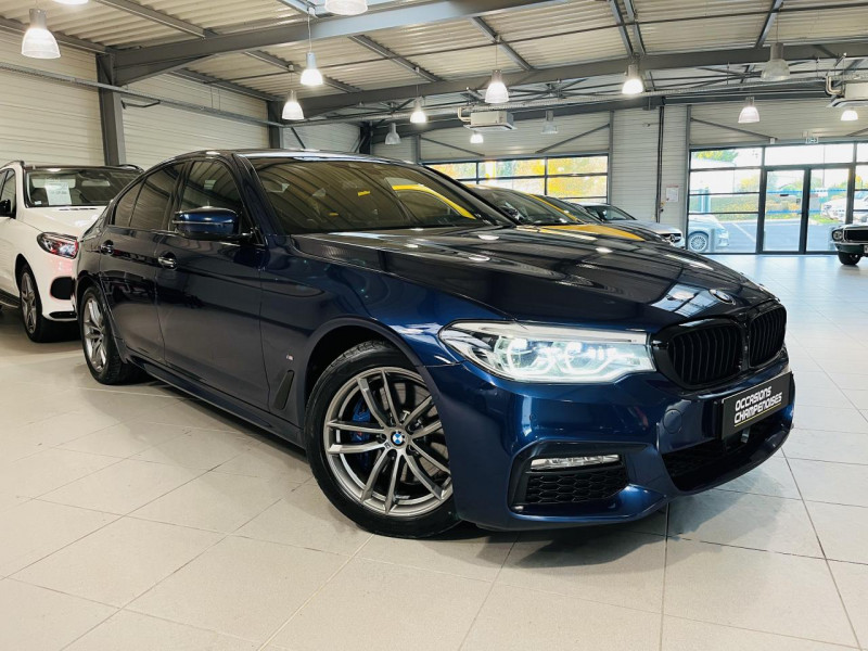 Bmw SERIE 5  530e iPerformance 252 ch BVA8 G30 M Sport Hybride MEDITERRANBLAU METALLIC Occasion à vendre