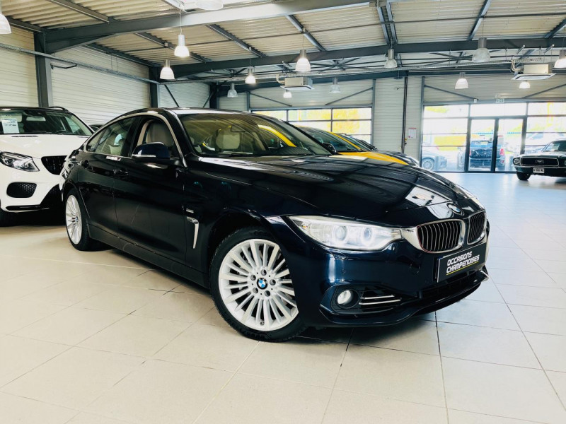 Bmw SERIE 4 GRAN COUPE   440i xDrive 326 ch F36 Luxury BVA 8 ESSENCE IMPERIALBLAU BRILLANTEFFEKT METALLI Occasion à vendre