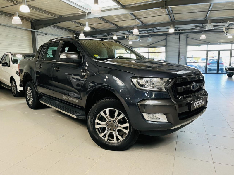 Ford RANGER DOUBLE CABINE  3.2 TDCi 200 4X4 BVA6 WILDTRAK DIESEL Sea Grey (Metallic) Occasion à vendre