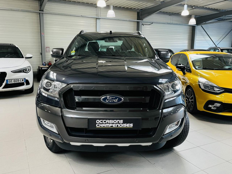 Photo 2 de l'offre de FORD RANGER DOUBLE CABINE  3.2 TDCi 200 4X4 BVA6 WILDTRAK à 29990€ chez Occasions Champenoises