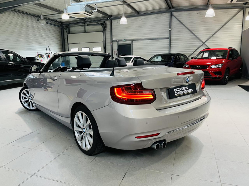 Photo 15 de l'offre de BMW SERIE 2 CABRIOLET  Cabriolet 220d 190 ch F23 Luxury BVA 8 à 19990€ chez Occasions Champenoises