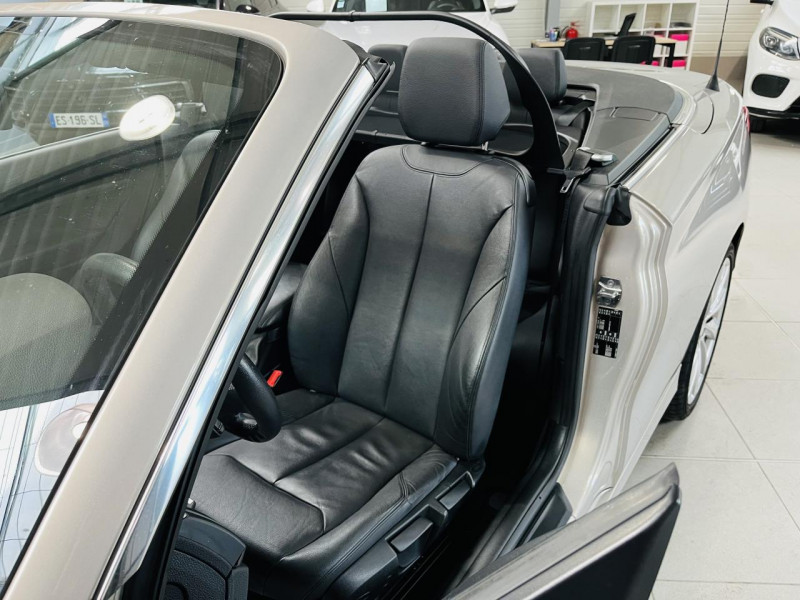 Photo 9 de l'offre de BMW SERIE 2 CABRIOLET  Cabriolet 220d 190 ch F23 Luxury BVA 8 à 19990€ chez Occasions Champenoises