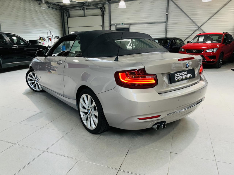 Photo 16 de l'offre de BMW SERIE 2 CABRIOLET  Cabriolet 220d 190 ch F23 Luxury BVA 8 à 19990€ chez Occasions Champenoises