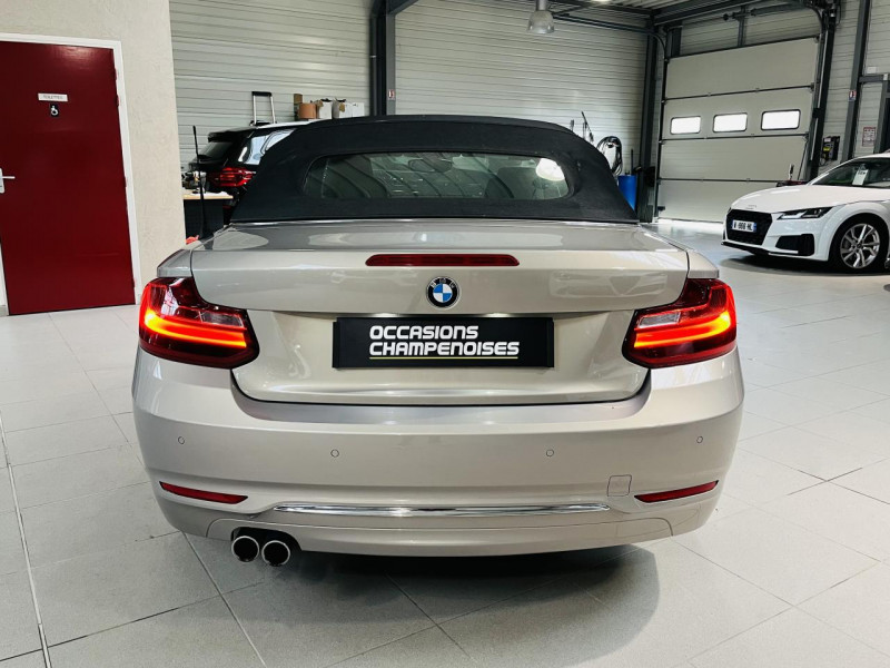 Photo 18 de l'offre de BMW SERIE 2 CABRIOLET  Cabriolet 220d 190 ch F23 Luxury BVA 8 à 19990€ chez Occasions Champenoises