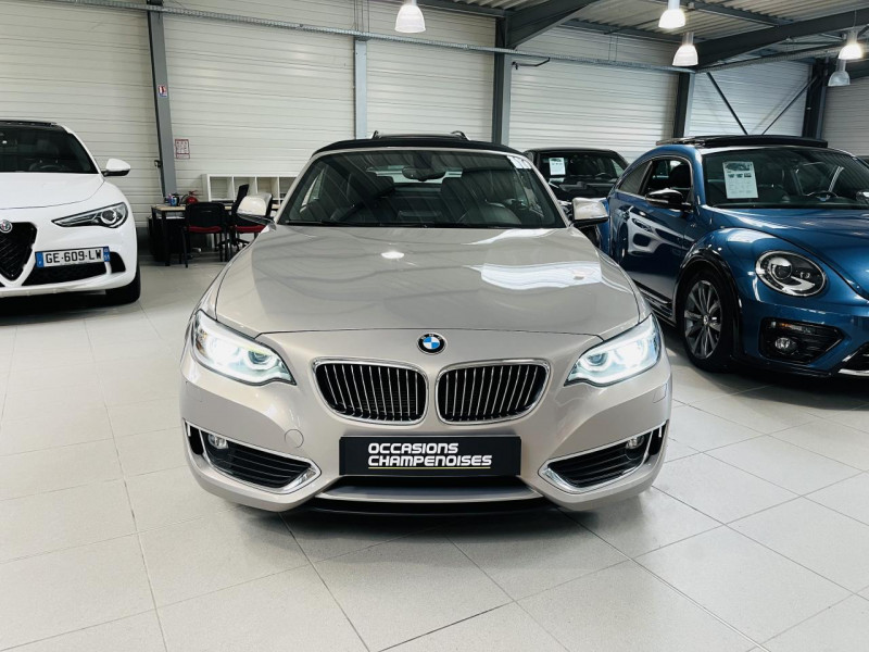 Photo 3 de l'offre de BMW SERIE 2 CABRIOLET  Cabriolet 220d 190 ch F23 Luxury BVA 8 à 19990€ chez Occasions Champenoises