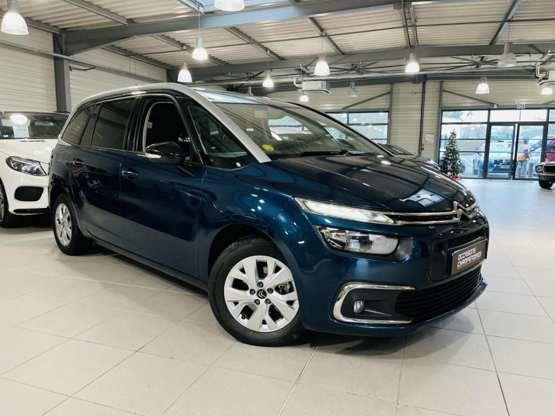 Citroen GRAND C4 SPACETOURER BlueHDi 130 S&S BVM6 Feel DIESEL Bleu Occasion à vendre