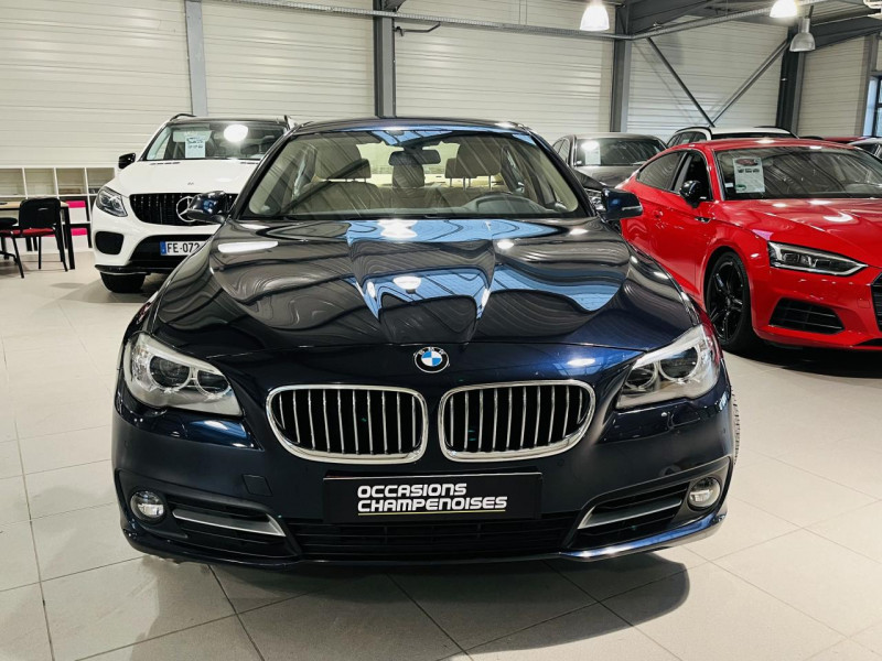 Photo 2 de l'offre de BMW SERIE 5  520d 184 ch F10 LCI Luxe BVA 8 à 18990€ chez Occasions Champenoises